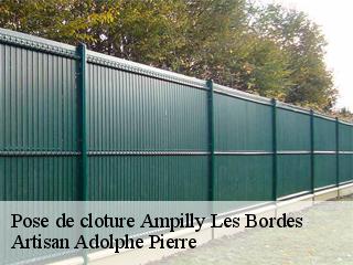 Pose de cloture  ampilly-les-bordes-21450 Artisan Adolphe Pierre