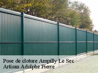 Pose de cloture ampilly-le-sec-21400 Artisan Adolphe Pierre