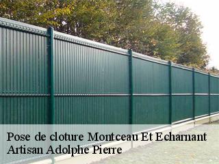 Pose de cloture montceau-et-echarnant-21360 Artisan Adolphe Pierre